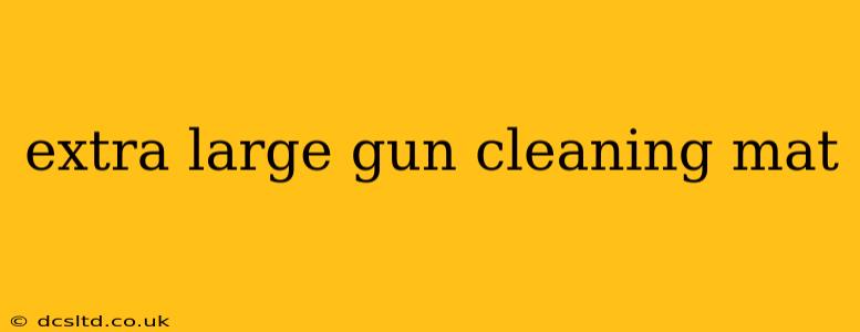 extra large gun cleaning mat