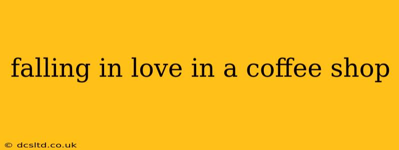 falling in love in a coffee shop