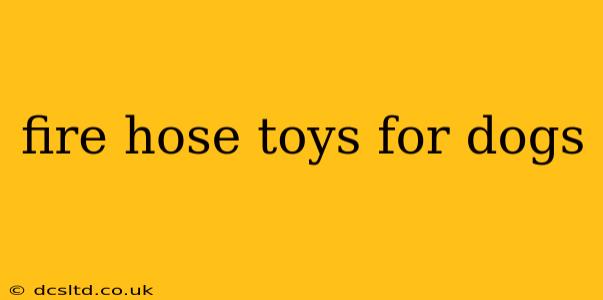 fire hose toys for dogs