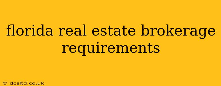 florida real estate brokerage requirements