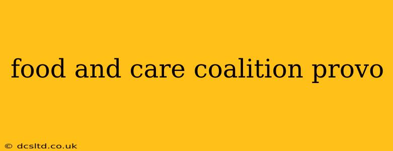 food and care coalition provo