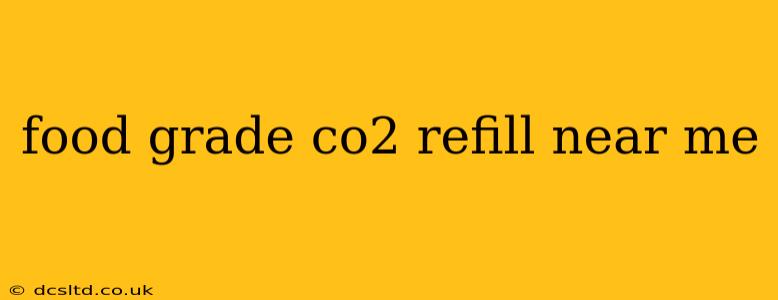 food grade co2 refill near me