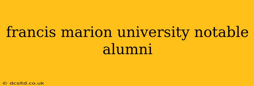 francis marion university notable alumni