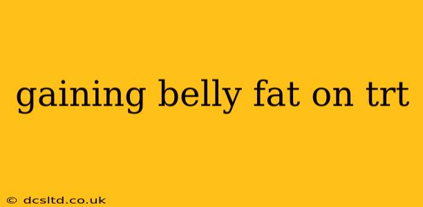 gaining belly fat on trt
