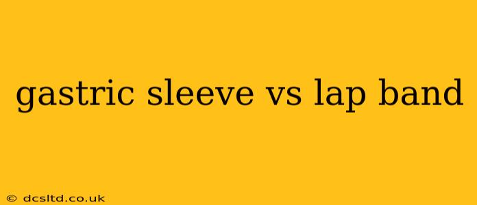 gastric sleeve vs lap band