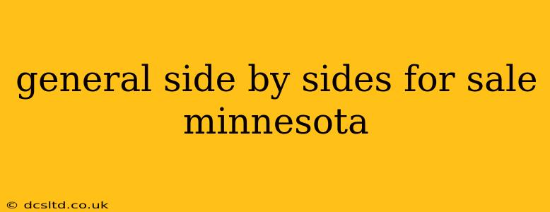 general side by sides for sale minnesota