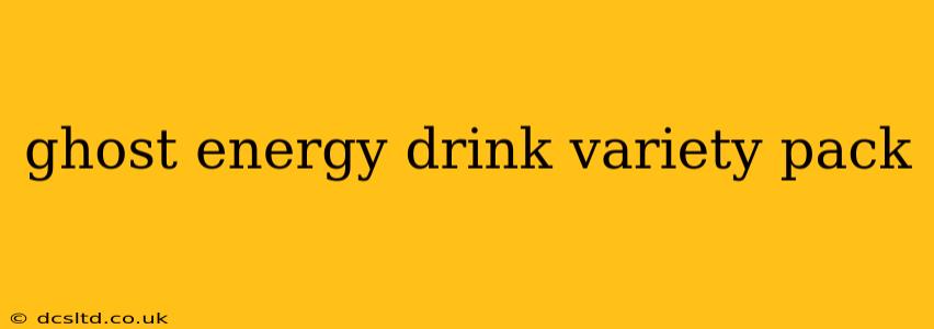 ghost energy drink variety pack
