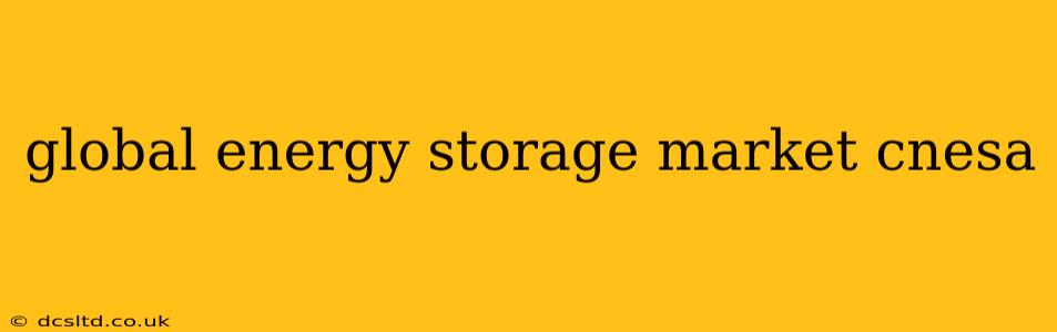 global energy storage market cnesa