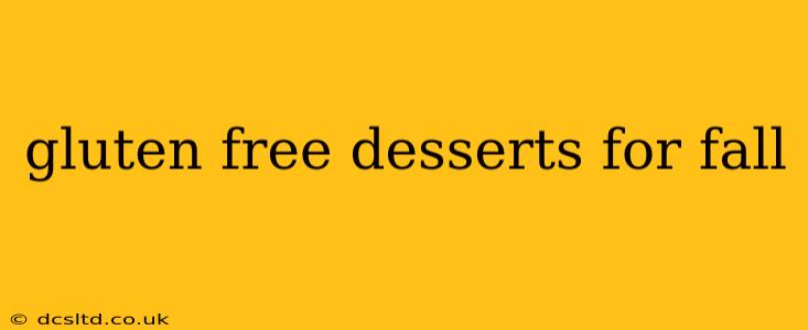 gluten free desserts for fall
