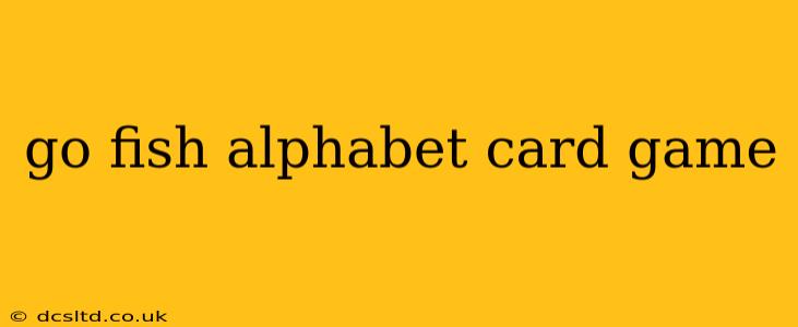 go fish alphabet card game
