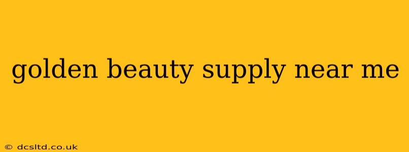 golden beauty supply near me
