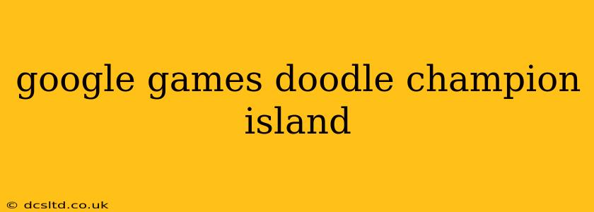 google games doodle champion island