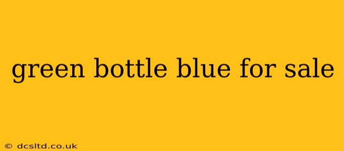 green bottle blue for sale