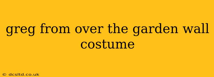 greg from over the garden wall costume