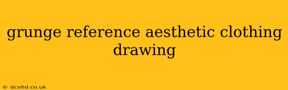 grunge reference aesthetic clothing drawing