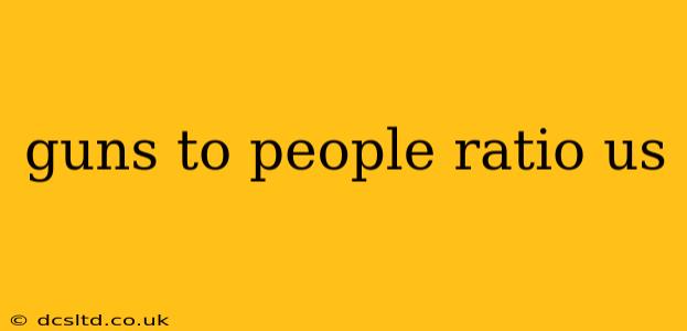 guns to people ratio us