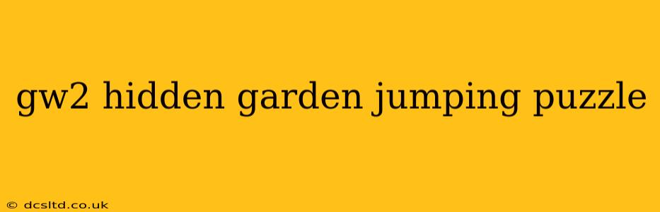 gw2 hidden garden jumping puzzle