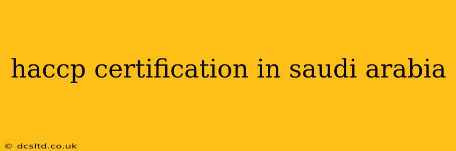 haccp certification in saudi arabia