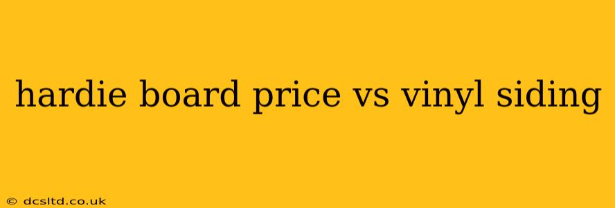 hardie board price vs vinyl siding