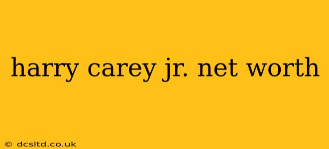 harry carey jr. net worth