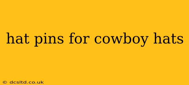 hat pins for cowboy hats
