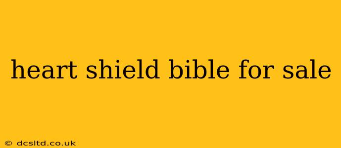 heart shield bible for sale