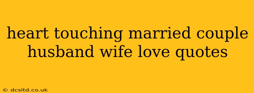 heart touching married couple husband wife love quotes