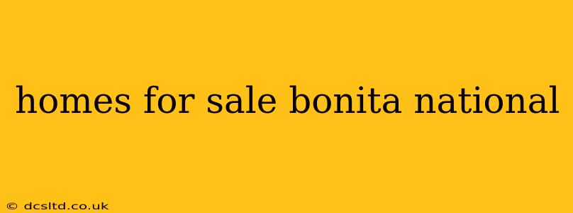 homes for sale bonita national