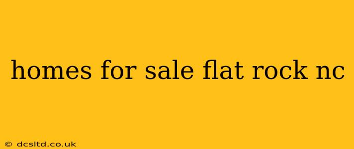 homes for sale flat rock nc
