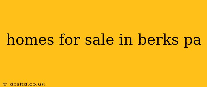 homes for sale in berks pa