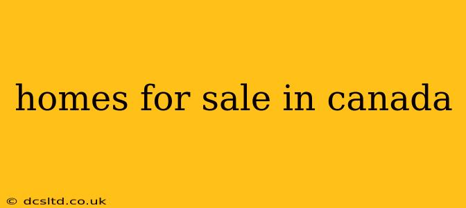 homes for sale in canada