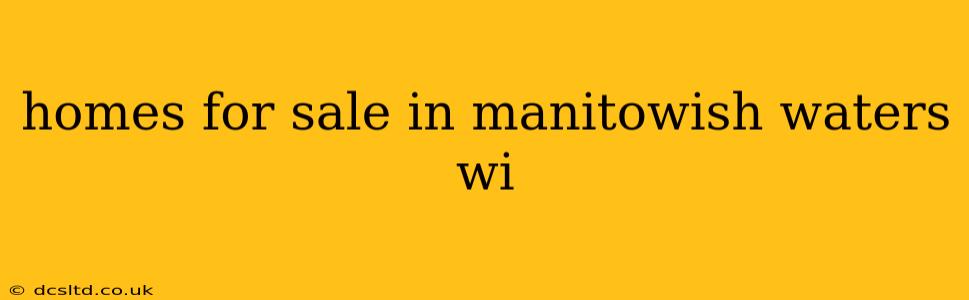homes for sale in manitowish waters wi
