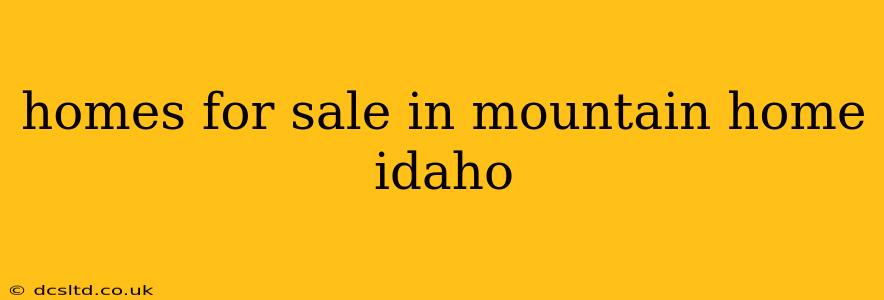 homes for sale in mountain home idaho