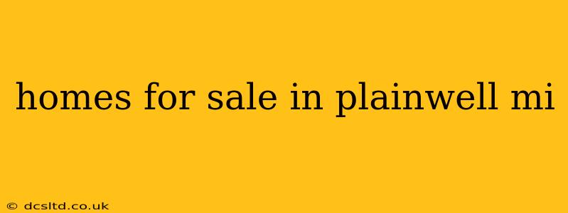 homes for sale in plainwell mi