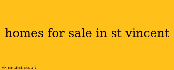 homes for sale in st vincent