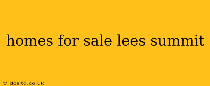 homes for sale lees summit