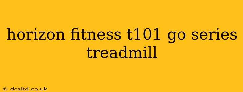 horizon fitness t101 go series treadmill