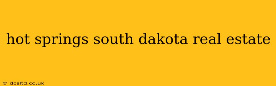 hot springs south dakota real estate