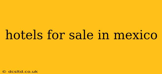 hotels for sale in mexico