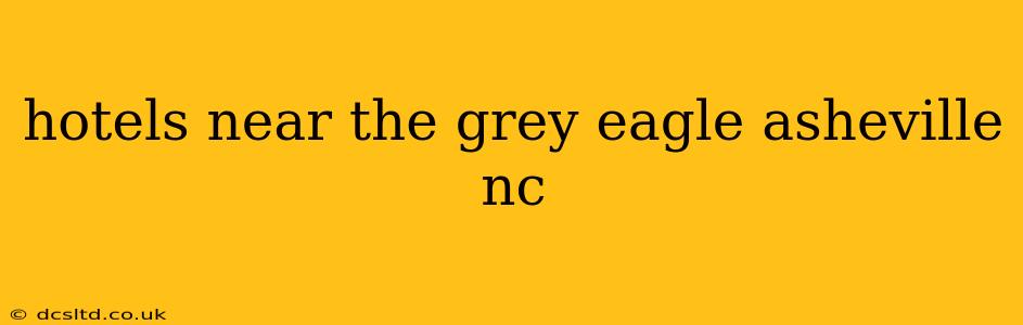 hotels near the grey eagle asheville nc