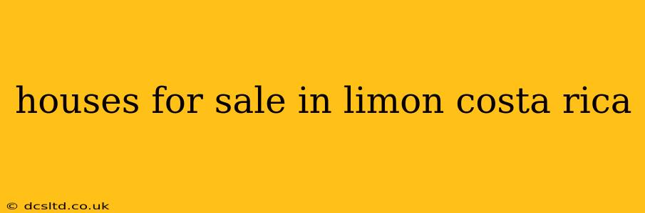 houses for sale in limon costa rica