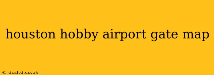 houston hobby airport gate map