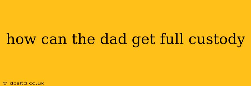 how can the dad get full custody