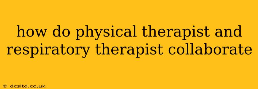 how do physical therapist and respiratory therapist collaborate