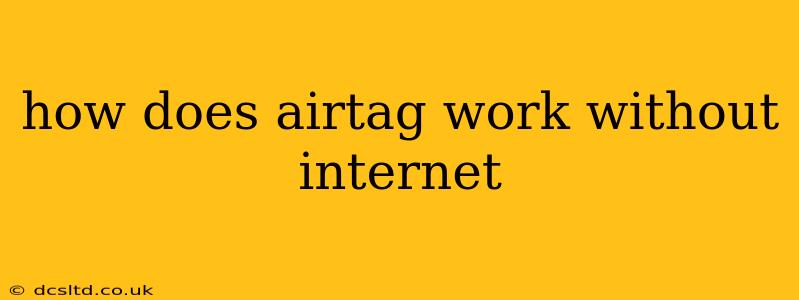 how does airtag work without internet