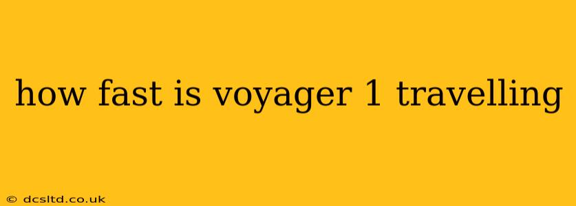 how fast is voyager 1 travelling