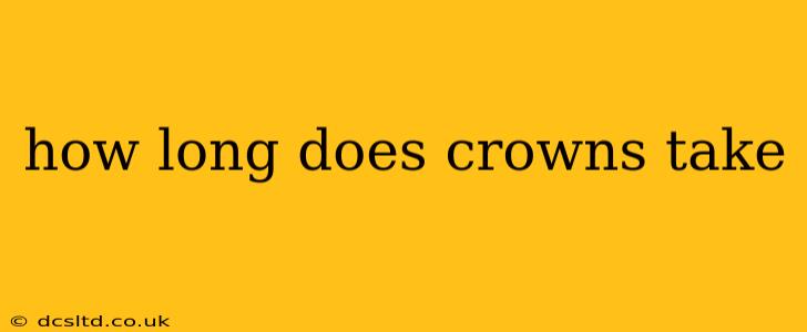 how long does crowns take