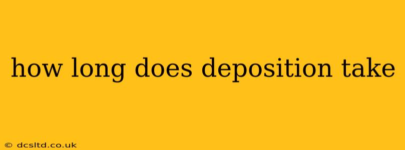 how long does deposition take