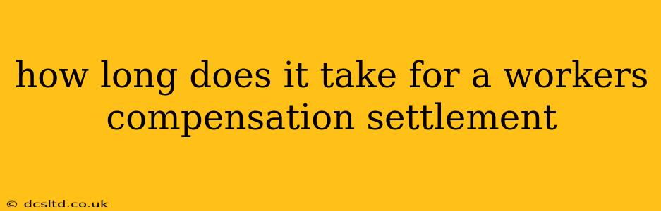 how long does it take for a workers compensation settlement