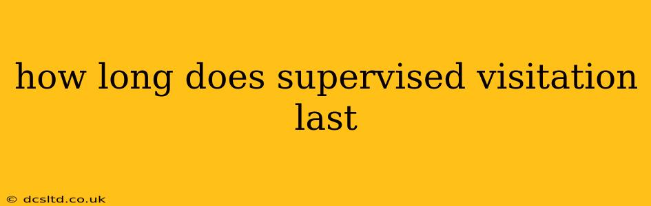 how long does supervised visitation last